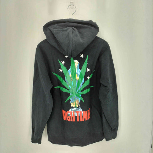 ワコマリア WACKO MARIA × HIGH TIMES HEAVY WEIGHT HOODED SWEAT SHIRT ハイタイム ガンジャ マリファナ プルオーバーパーカー メンズ L
