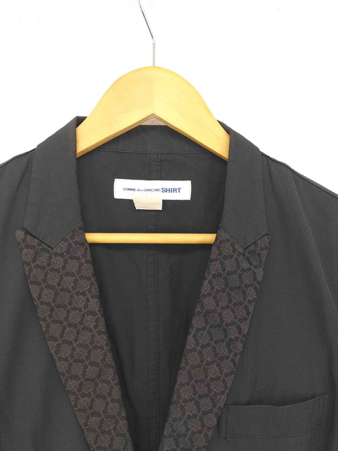 コムデギャルソンシャツ COMME des GARCONS SHIRT 異素材ミックステーラードジャケット メンズ import:S