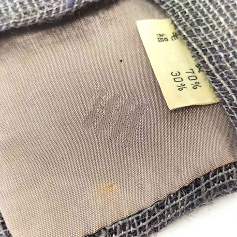 イッセイミヤケ ISSEY MIYAKE 日本製 シルク混ネクタイ メンズ