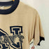 70-80s NAVY フロントプリント リンガーTシャツ カットソー メンズ