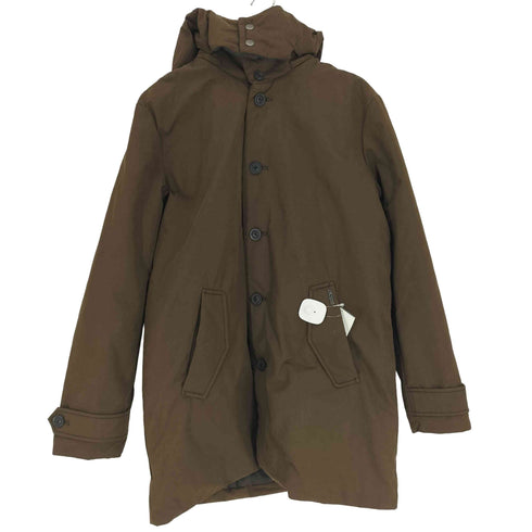 ゲス GUESS 2WAY ロゴ金具 フード付き 中綿 パティング ジャケット メンズ import:XL