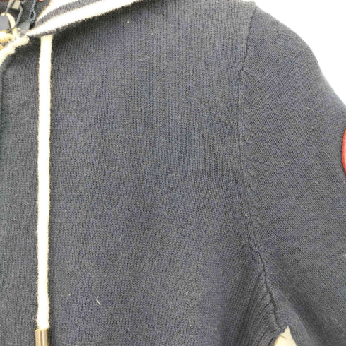トミーヒルフィガー TOMMY HILFIGER ワッペン ジップアップ ニットフーディー レディース import:S