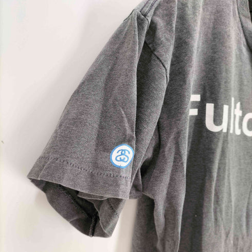ステューシー Stussy 90s USA製 OLD FULTONMALL クルーネックTシャツ メンズ M