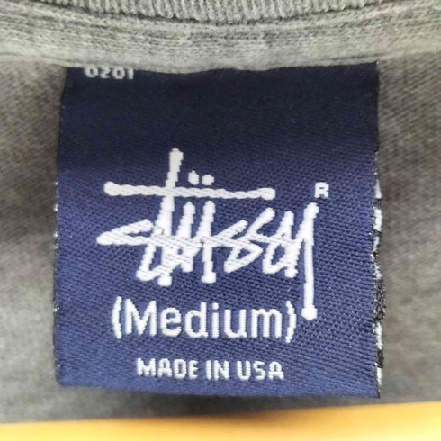 ステューシー Stussy 90s USA製 OLD FULTONMALL クルーネックTシャツ メンズ M