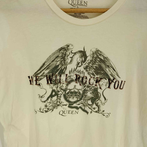 00S コピーライト2007 ロックバンド プリント クルーネック S/S Tシャツ Y2K メンズ import:L