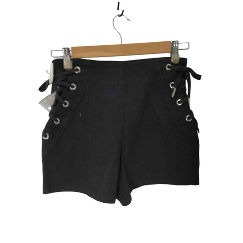 ヴォルカンアンドアフロダイティ VOLCAN&APHRODITE Y2K サイドレースアップ ショートパンツ レディース JPN:M