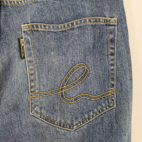 バックチャンネル Back Channel レザーパッチ ストレート デニムパンツ メンズ JPN:XL