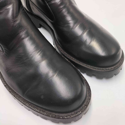 トリココムデギャルソン tricot COMME des GARCONS レザー ベルテッド エンジニア ブーツ レディース JPN:23.5