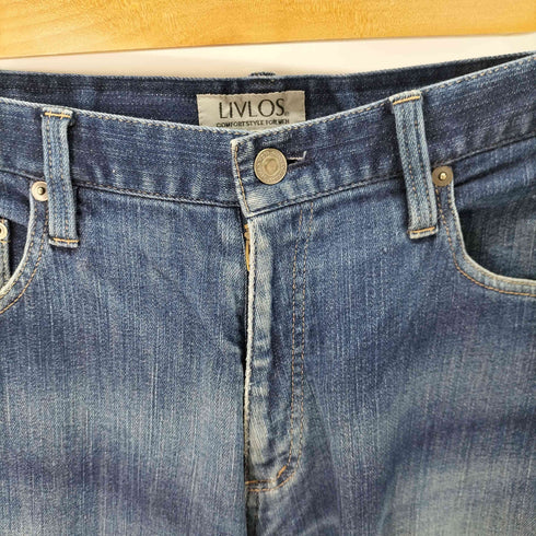 LIVLOS Y2K フレアデニムパンツ メンズ 79