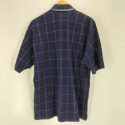 トミーヒルフィガー TOMMY HILFIGER ウインドウペン S/S ポロシャツ メンズ JPN:L