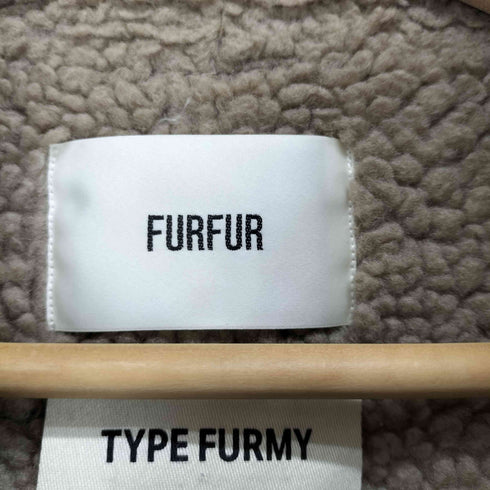 ファーファー furfur ムートンジャケット レディース ONE SIZE