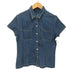 ポロジーンズカンパニーラルフローレン POLO JEANS COMPANY RALPH LAUREN 半袖デニムシャツ レディース import:S