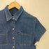 ポロジーンズカンパニーラルフローレン POLO JEANS COMPANY RALPH LAUREN 半袖デニムシャツ レディース import:S