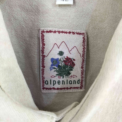 alpenland チロリアンシャツ ユーロ メンズ 42