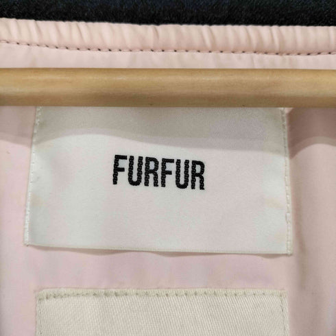 ファーファー furfur MA-1ミックスマテリアルコート レディース ONE SIZE