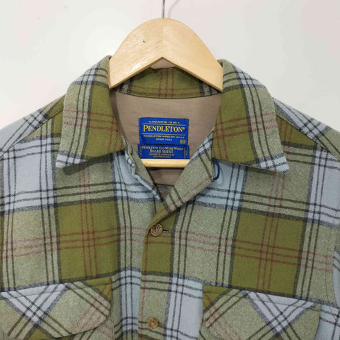 ペンドルトン PENDLETON チェック柄 オープンカラー L/S ネルシャツ メンズ XXS