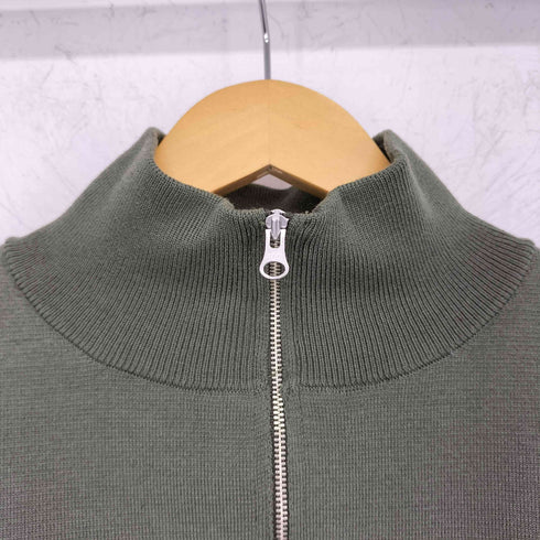 アイテムズ アーバンリサーチ ITEMS URBAN RESEARCH ミラノリブハーフZIP ニットプルオーバー メンズ JPN:M