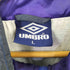 アンブロ UMBRO 90s ロゴ刺繍 ジップアップジャケット メンズ import:L