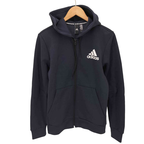 アディダス adidas Sports Knit Jacket フロントロゴ ジップパーカー メンズ import:S