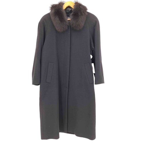 ベルタボーノ BELTA BUONO カシミヤ100 ファー ロングコート レディース JPN:7号