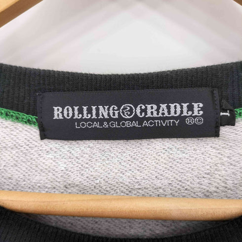 ローリングクレイドル Rolling Cradle 前後スイッチング クルーネックスウェット メンズ JPN:L