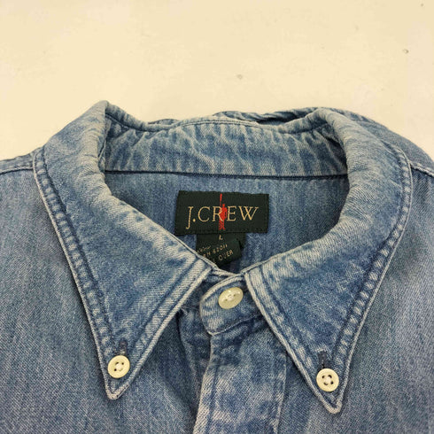 ジェイクルー J.CREW 90S 巨人タグ USA製 B.D. L/S デニム シャツ メンズ import:L