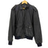 GENUIN LEATHER A-2型 裏地チェック カウレザージャケット メンズ import:M