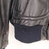 GENUIN LEATHER A-2型 裏地チェック カウレザージャケット メンズ import:M