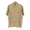 ドッカーズ DOCKERS リネン混 チェック柄ボックスシャツ メンズ L