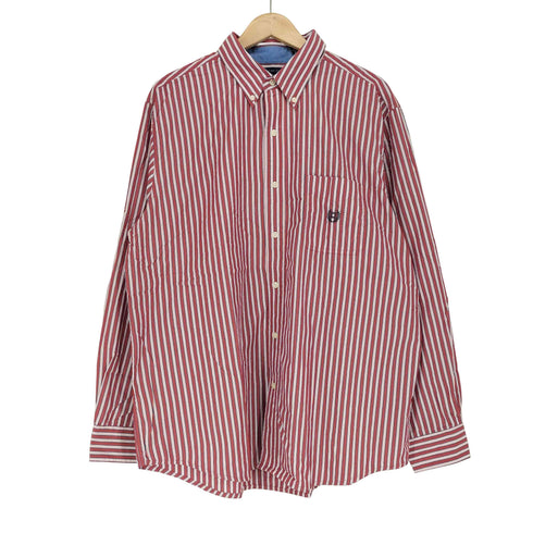 チャップスラルフローレン CHAPS RALPH LAUREN EASY CARE ストライプBDシャツ メンズ XL
