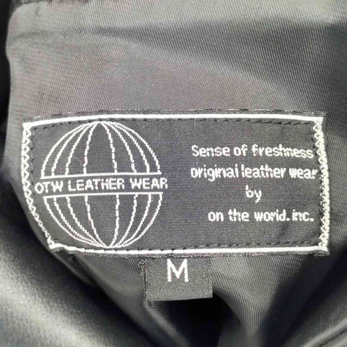 OTW LEATHER WEAR ピッグスキン 3B レザーテーラードジャケット カーコート メンズ JPN:M