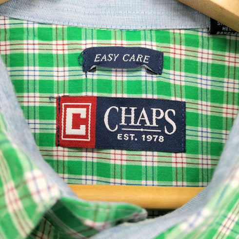 チャップスラルフローレン CHAPS RALPH LAUREN EASY CARE チェックBDシャツ メンズ L
