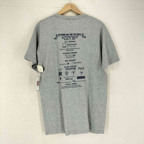 フルーツオブザルーム FRUIT OF THE LOOM RICE UNIVERSITY 両面プリントクルーネックTシャツ メンズ L