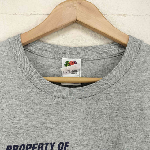 フルーツオブザルーム FRUIT OF THE LOOM RICE UNIVERSITY 両面プリントクルーネックTシャツ メンズ L