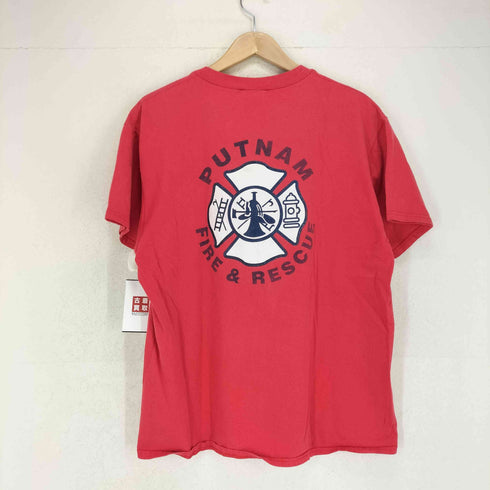 ヘインズ Hanes USA製 PUTNAM 両面プリントクルーネックTシャツ メンズ L