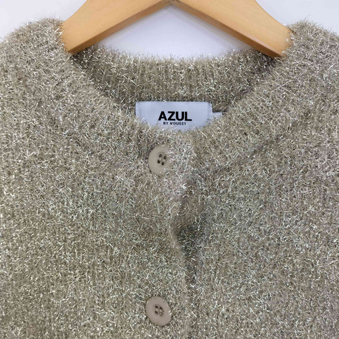 アズールバイマウジー AZUL by moussy ラメニットカーディガン レディース JPN:S