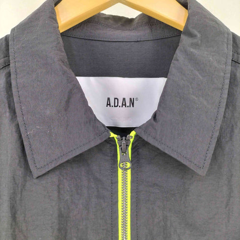 A.D.A.N ZIP SHIRTS ナイロン ジップ シャツ メンズ JPN:L