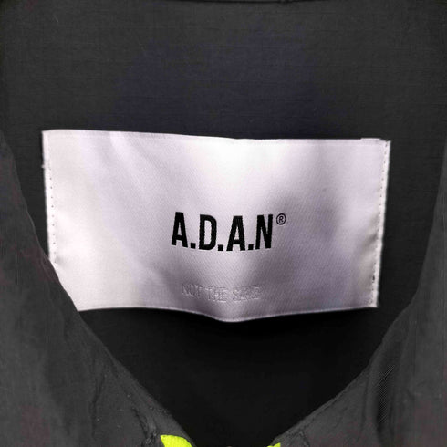 A.D.A.N ZIP SHIRTS ナイロン ジップ シャツ メンズ JPN:L
