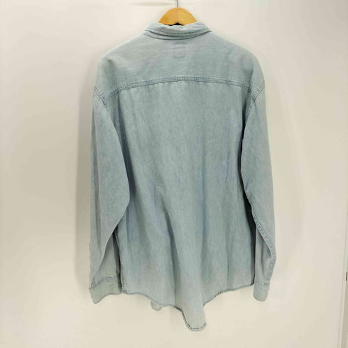 ギャップ Gap 90S デカタグ USA製 ボタンダウン デニム L/S シャツ メンズ import:L