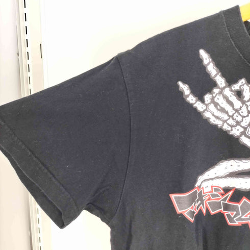 United Athele ボディ メタルポーズ ロックバンド グラフィック プリント S/S Tシャツ バンT バンドTシャツ メンズ L