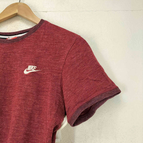 ナイキ NIKE ロゴ刺繍リンガーTシャツ メンズ M