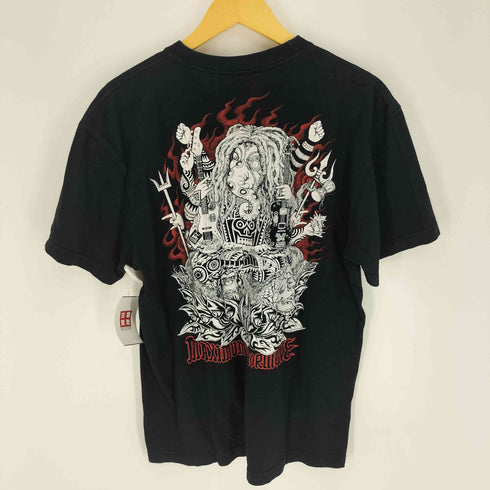 United Athele ボディ メタル ロックバンド KING OF COTTELLER プリント S/S Tシャツ バンT バンドTシャツ メンズ L