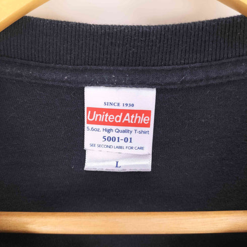 United Athele ボディ メタル ロックバンド KING OF COTTELLER プリント S/S Tシャツ バンT バンドTシャツ メンズ L