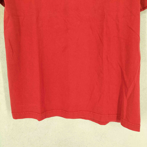 USA製 フロント刺繍クルーネックTシャツ メンズ L