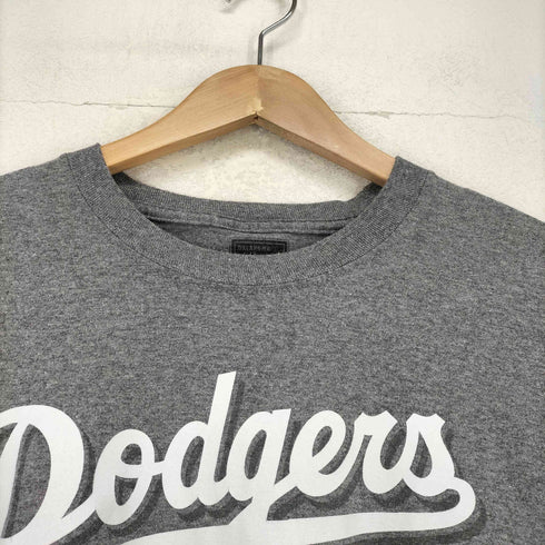 フロントチームロゴプリントクルーネックTシャツ メンズ 2XL