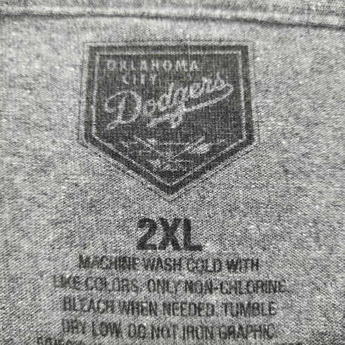 フロントチームロゴプリントクルーネックTシャツ メンズ 2XL