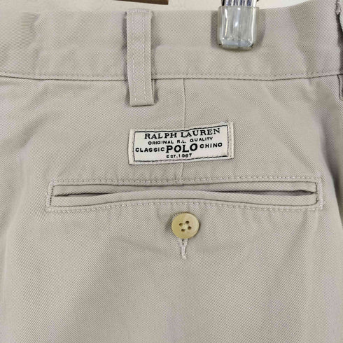 ポロバイラルフローレン Polo by RALPH LAUREN HAMMOND PANT 2タック チノパンツ メンズ 34×32