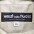 ワールドワイドフェイマス WORLD WIDE FAMOUS バックプリントシャツ メンズ 5L