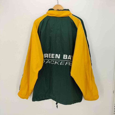 ロゴアスレチック LOGO ATHLETIC 90s NFL USフットボールチーム 裾ドローコード ジップアップ ナイロンジャケット メンズ import:XL