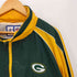 ロゴアスレチック LOGO ATHLETIC 90s NFL USフットボールチーム 裾ドローコード ジップアップ ナイロンジャケット メンズ import:XL